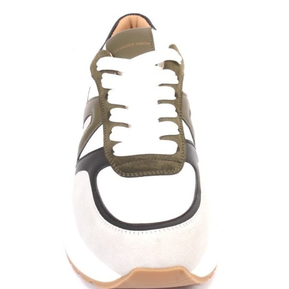 Alexander Smith 93c Multicolor Leather Lace-Up Sneakers Shoes - Picture 7 of 8